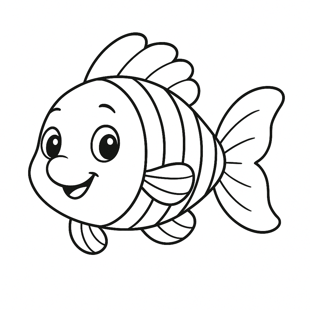 Fish Coloring Page